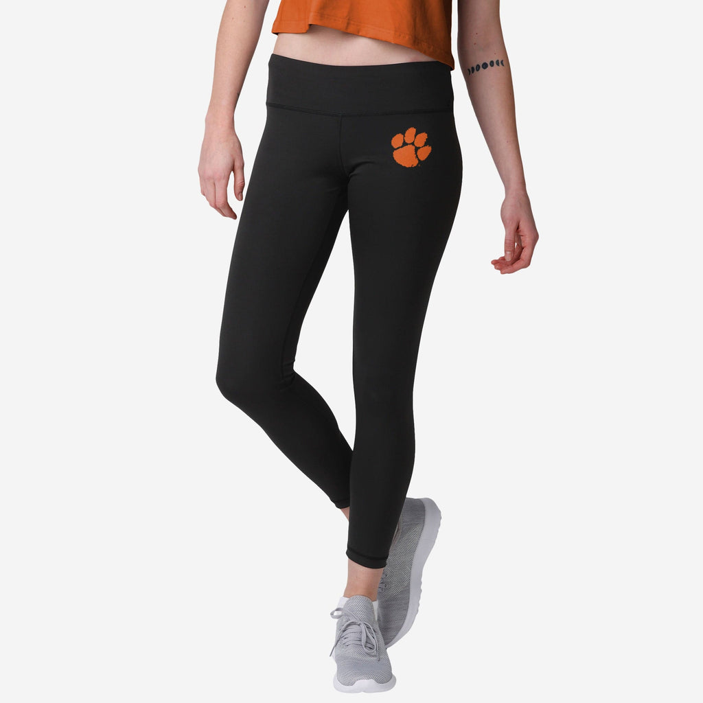 Clemson Tigers Womens Calf Logo Black Legging FOCO S - FOCO.com