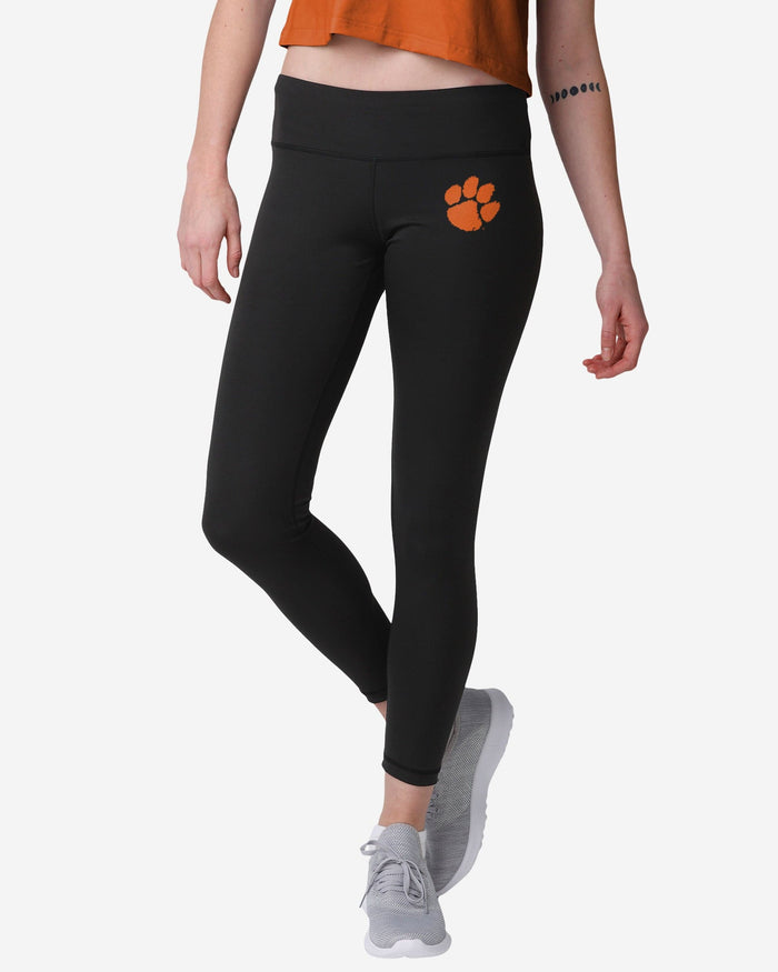 Clemson Tigers Womens Calf Logo Black Legging FOCO S - FOCO.com