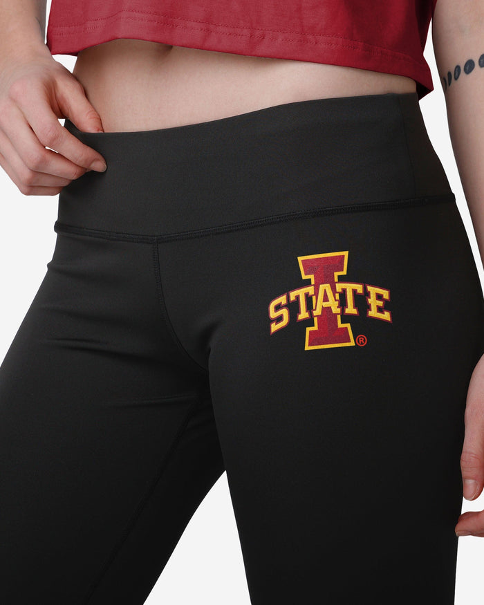 Iowa State Cyclones Womens Calf Logo Black Legging FOCO - FOCO.com