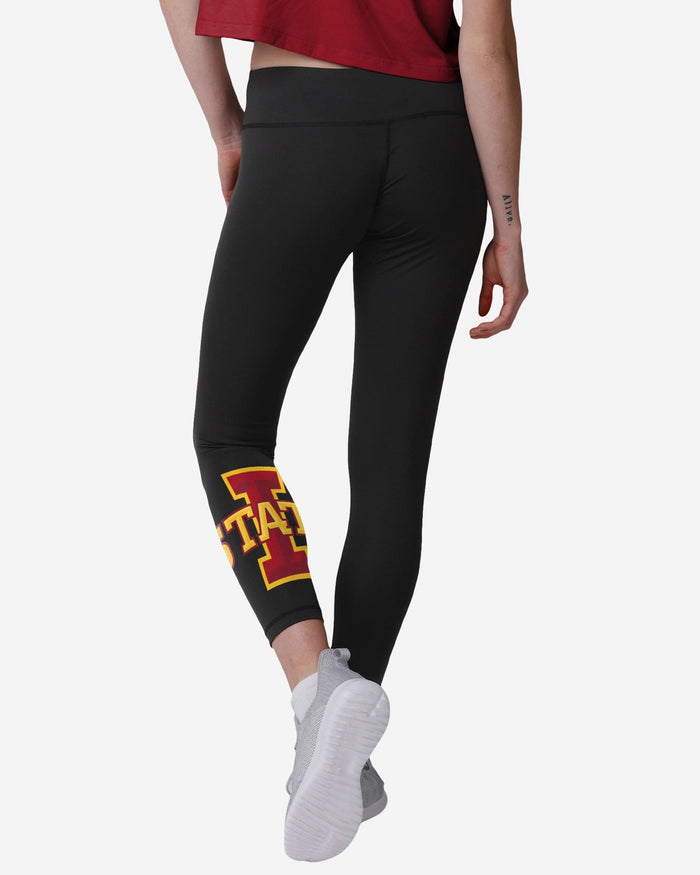 Iowa State Cyclones Womens Calf Logo Black Legging FOCO - FOCO.com