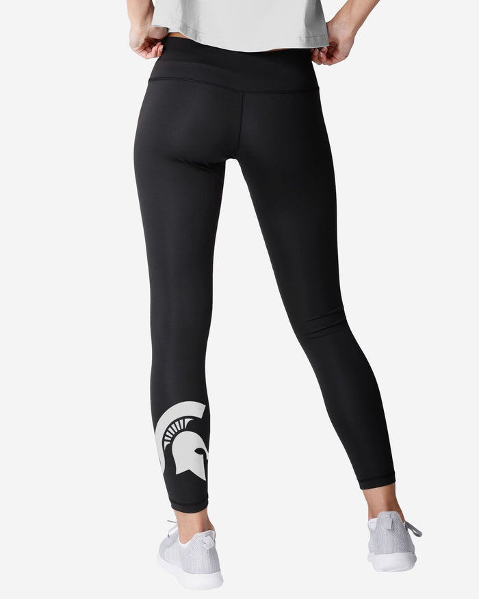 Michigan State Spartans Womens Calf Logo Black Legging FOCO - FOCO.com