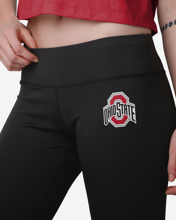 Ohio State Buckeyes Womens Calf Logo Black Legging FOCO - FOCO.com