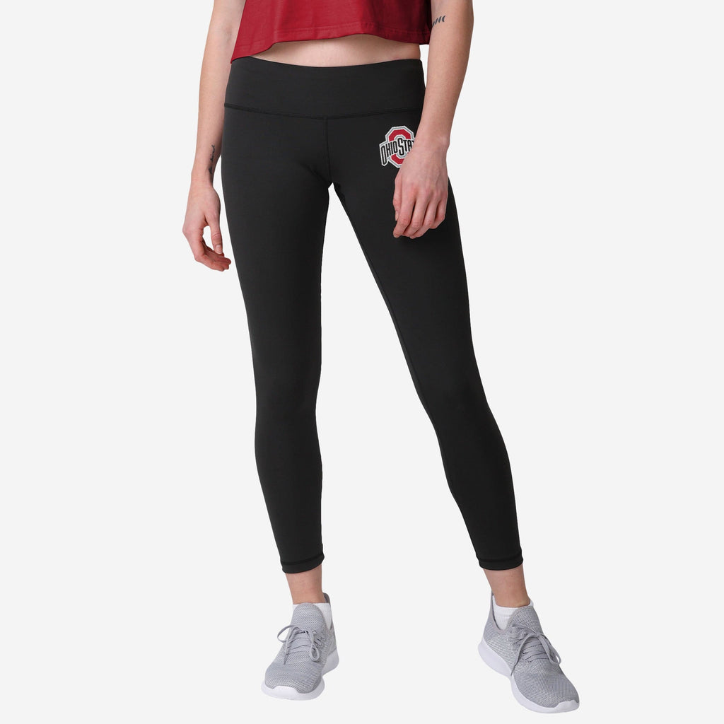 Ohio State Buckeyes Womens Calf Logo Black Legging FOCO S - FOCO.com