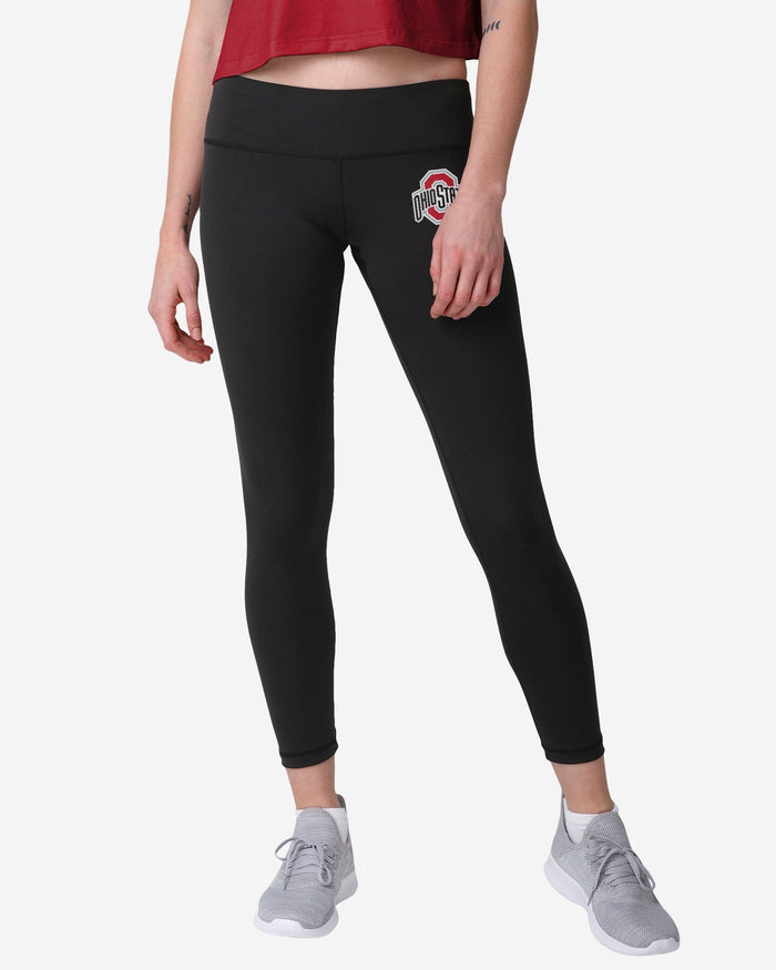 Ohio State Buckeyes Womens Calf Logo Black Legging FOCO S - FOCO.com