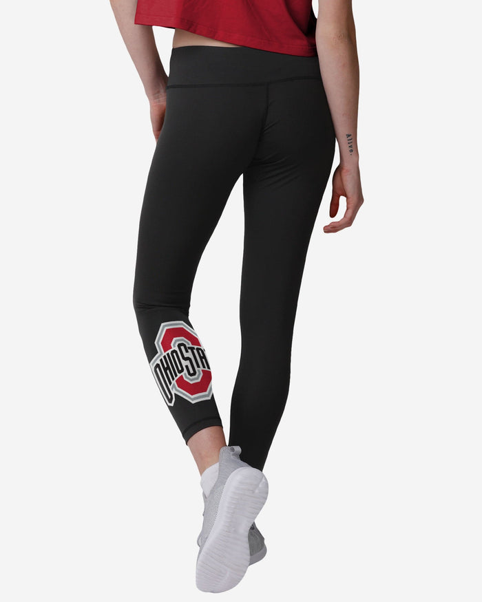 Ohio State Buckeyes Womens Calf Logo Black Legging FOCO - FOCO.com