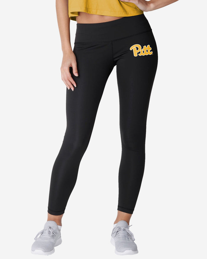 Pittsburgh Panthers Womens Calf Logo Black Legging FOCO S - FOCO.com