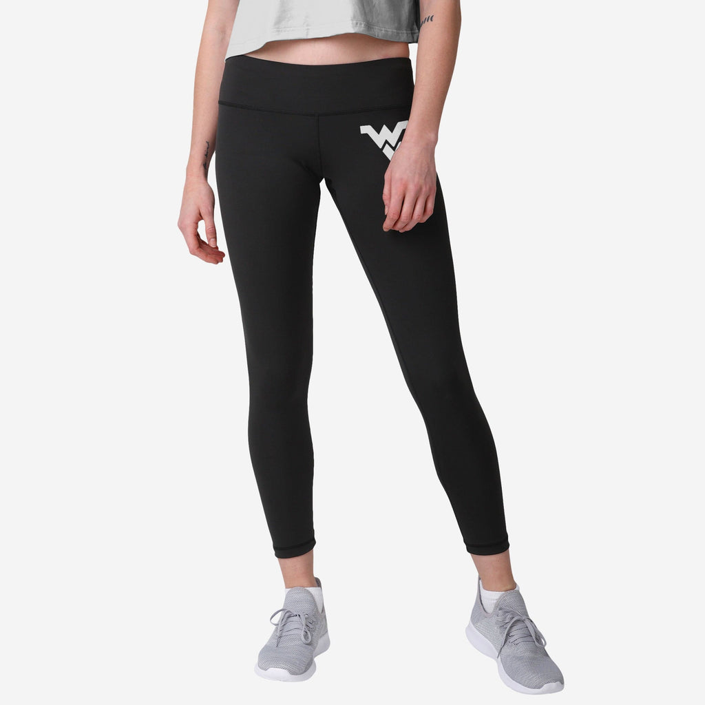 West Virginia Mountaineers Womens Calf Logo Black Legging FOCO S - FOCO.com