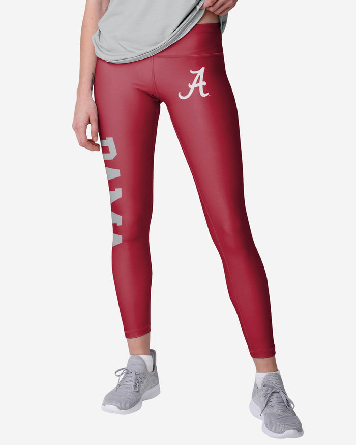 Alabama Crimson Tide Womens Solid Big Wordmark Legging FOCO S - FOCO.com