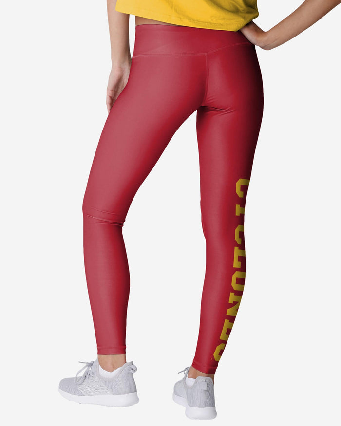 Iowa State Cyclones Womens Solid Big Wordmark Legging FOCO - FOCO.com