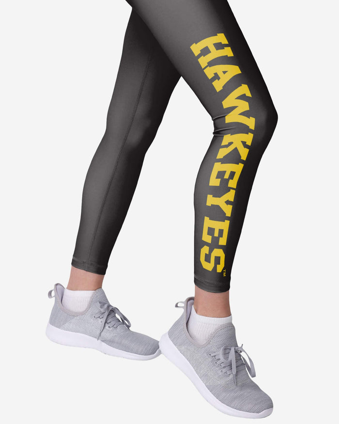 Iowa Hawkeyes Womens Solid Big Wordmark Legging FOCO - FOCO.com