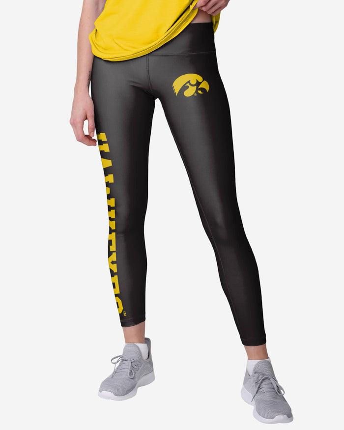 Iowa Hawkeyes Womens Solid Big Wordmark Legging FOCO S - FOCO.com