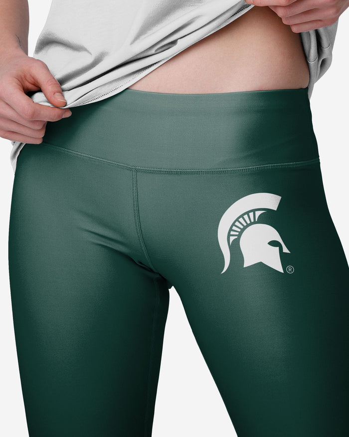 Michigan State Spartans Womens Solid Big Wordmark Legging FOCO - FOCO.com