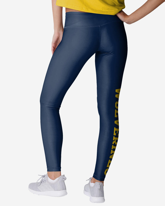 Michigan Wolverines Womens Solid Big Wordmark Legging FOCO - FOCO.com