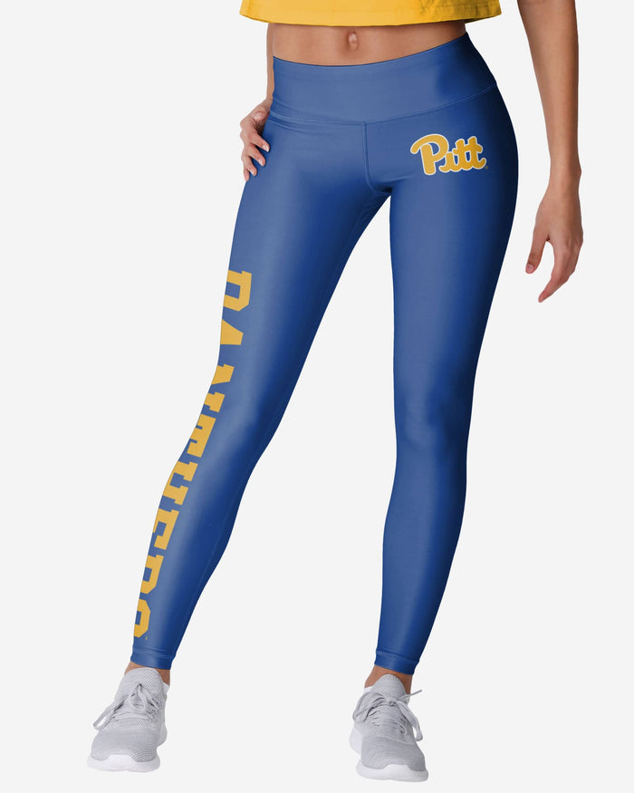 Pittsburgh Panthers Womens Solid Big Wordmark Legging FOCO S - FOCO.com