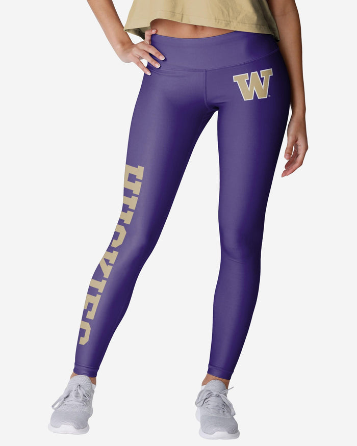 Washington Huskies Womens Solid Big Wordmark Legging FOCO S - FOCO.com