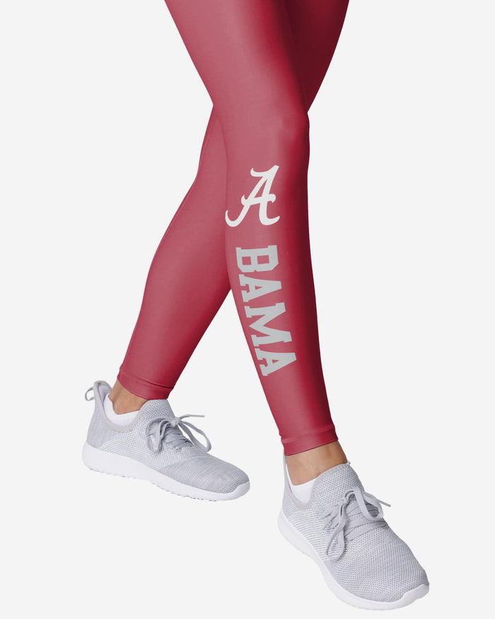 Alabama Crimson Tide Womens Solid Wordmark Legging FOCO - FOCO.com