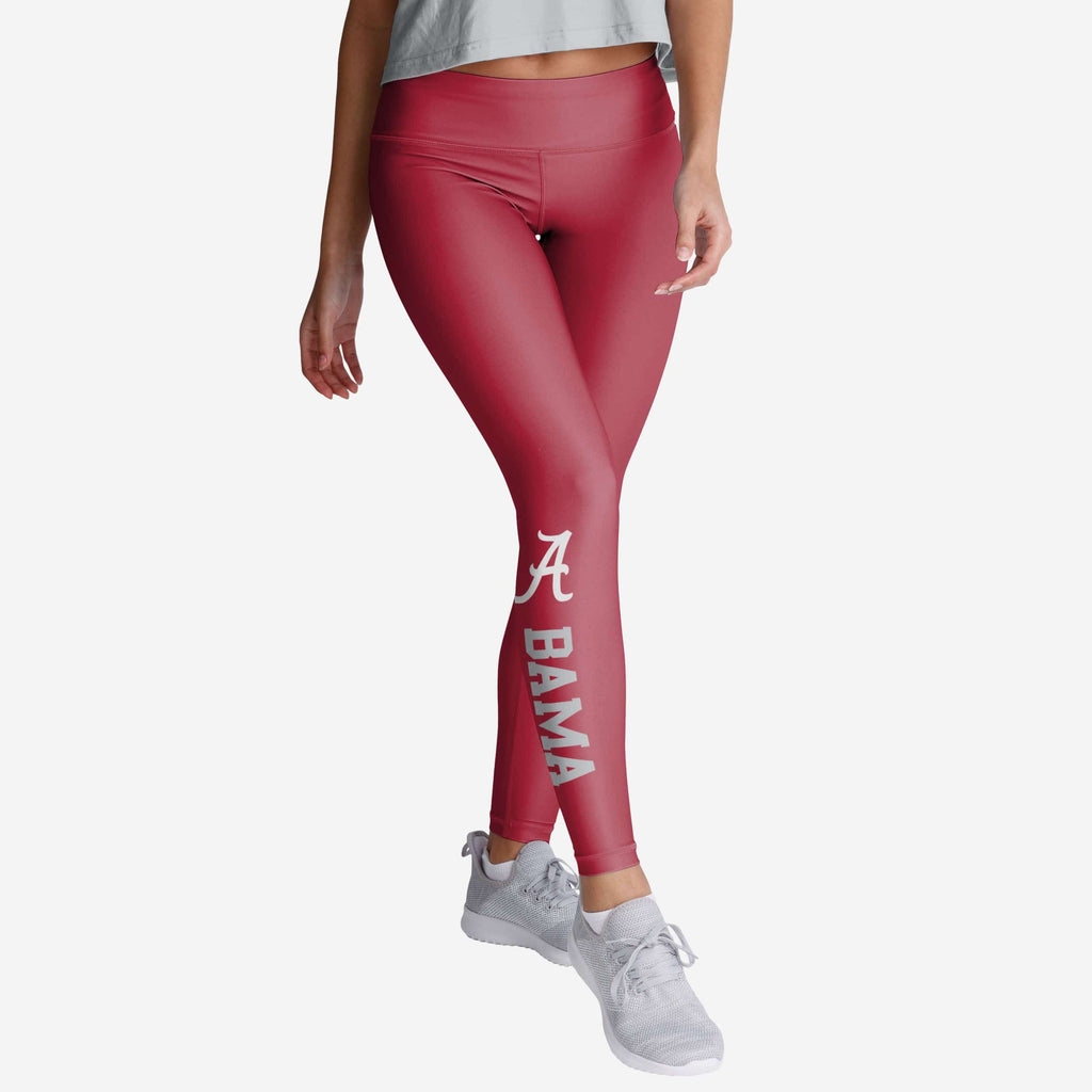 Alabama Crimson Tide Womens Solid Wordmark Legging FOCO S - FOCO.com