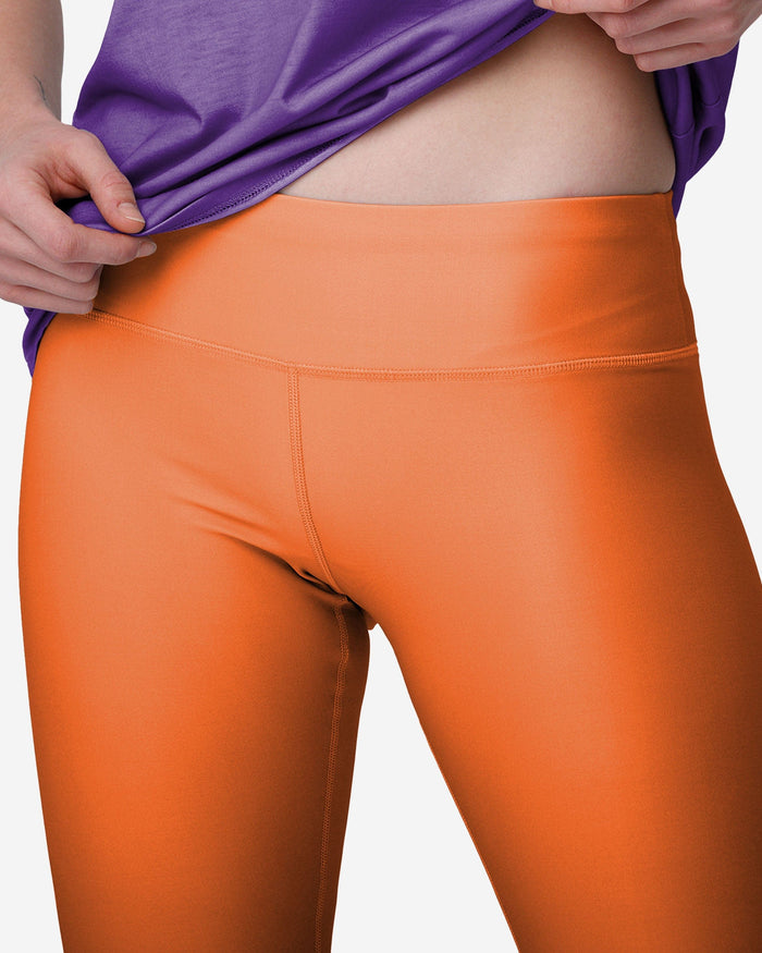 Clemson Tigers Womens Solid Wordmark Legging FOCO - FOCO.com