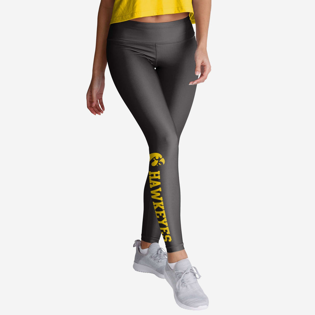 Iowa Hawkeyes Womens Solid Wordmark Legging FOCO S - FOCO.com