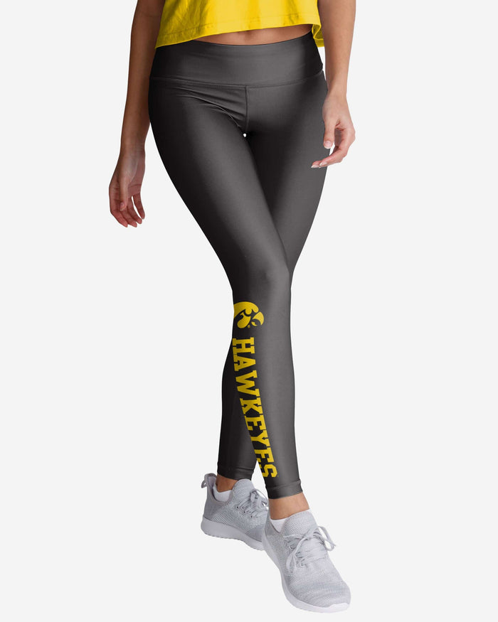 Iowa Hawkeyes Womens Solid Wordmark Legging FOCO S - FOCO.com