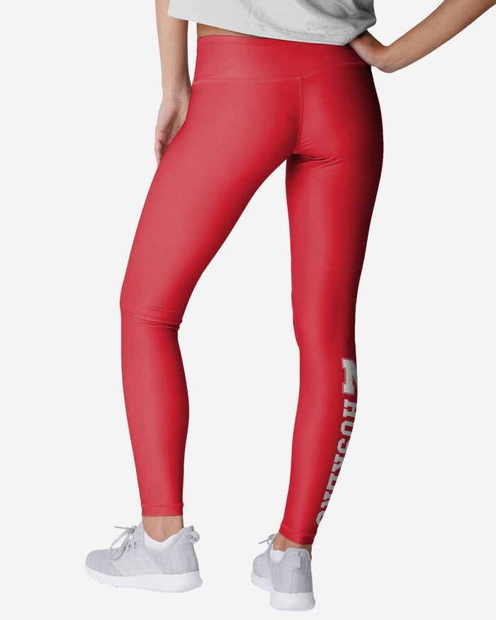 Nebraska Cornhuskers Womens Solid Wordmark Legging FOCO - FOCO.com