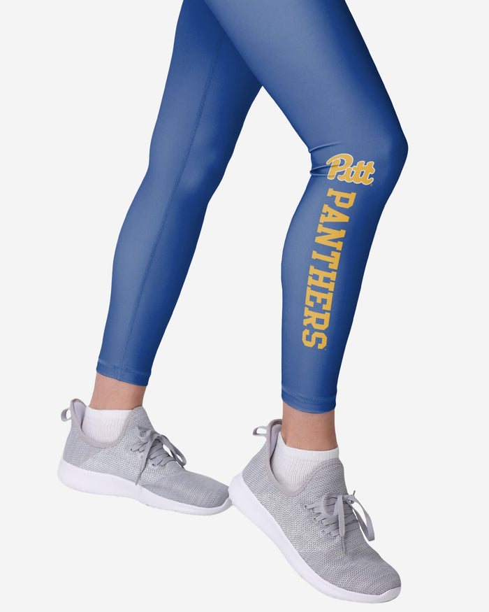 Pittsburgh Panthers Womens Solid Wordmark Legging FOCO - FOCO.com