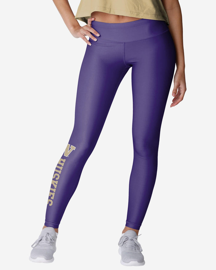 Washington Huskies Womens Solid Wordmark Legging FOCO S - FOCO.com