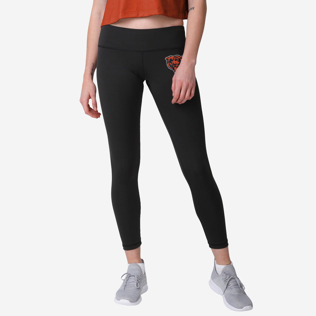 Chicago Bears Womens Calf Logo Black Legging FOCO S - FOCO.com