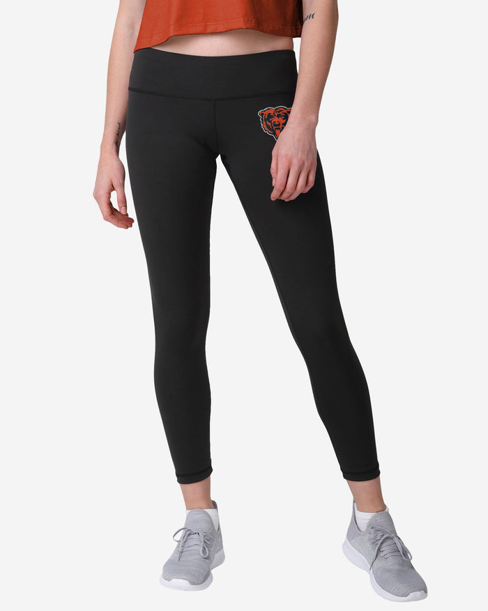 Chicago Bears Womens Calf Logo Black Legging FOCO S - FOCO.com