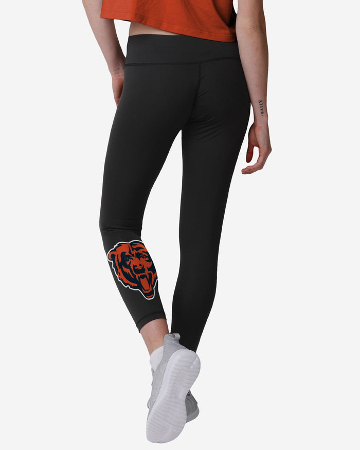 Chicago Bears Womens Calf Logo Black Legging FOCO - FOCO.com