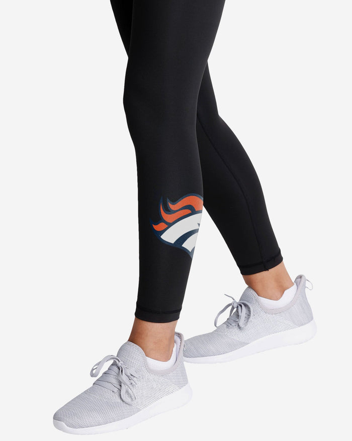 Denver Broncos Womens Calf Logo Black Legging FOCO - FOCO.com