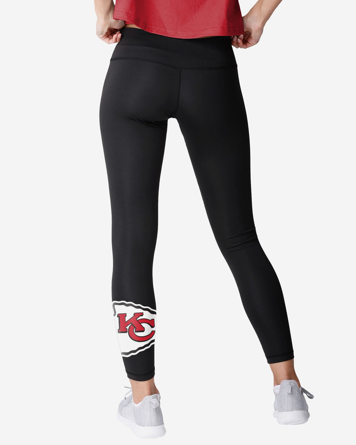 Kansas City Chiefs Womens Calf Logo Black Legging FOCO - FOCO.com