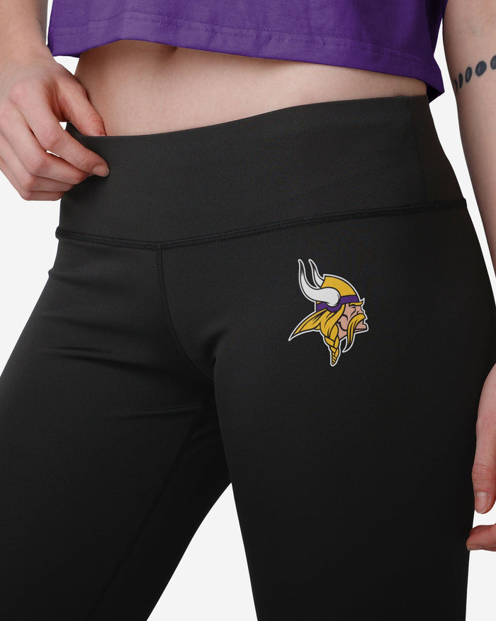 Minnesota Vikings Womens Calf Logo Black Legging FOCO - FOCO.com