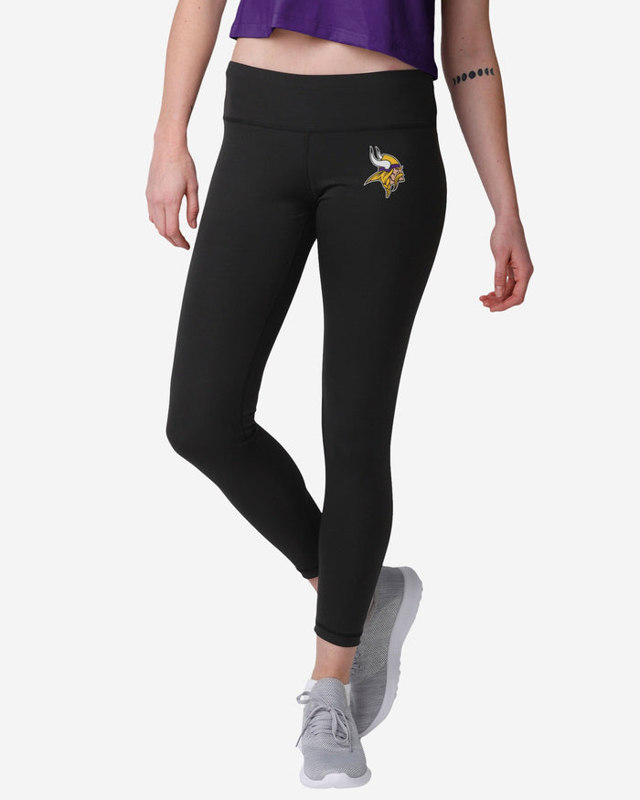 Minnesota Vikings Womens Calf Logo Black Legging FOCO S - FOCO.com