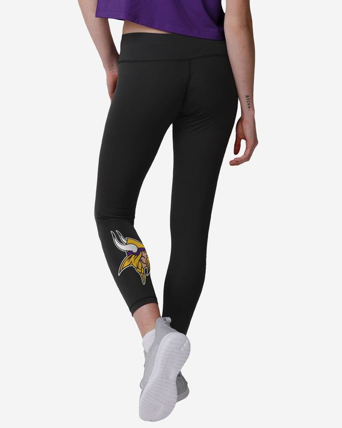 Minnesota Vikings Womens Calf Logo Black Legging FOCO - FOCO.com