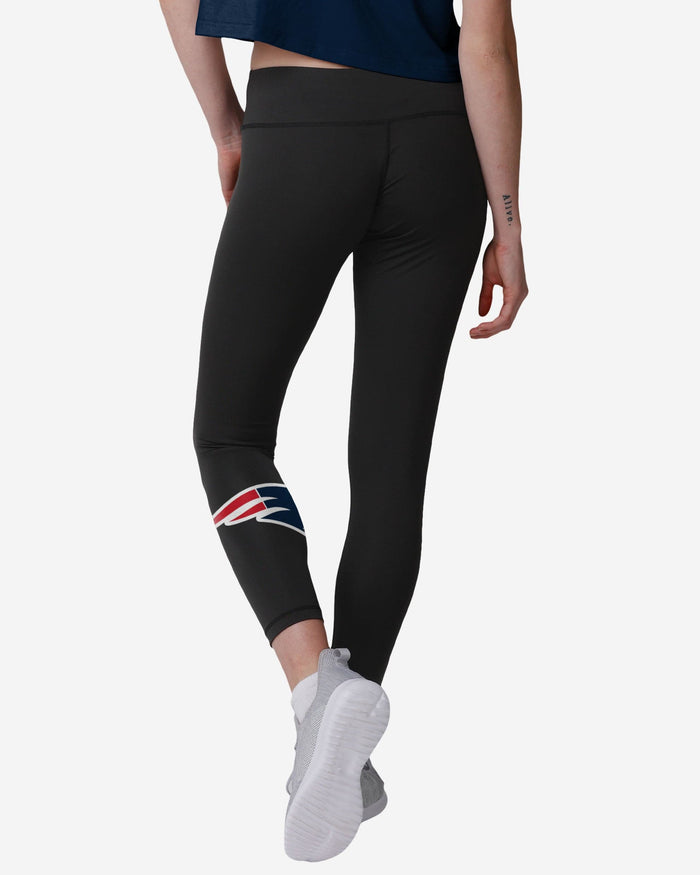 New England Patriots Womens Calf Logo Black Legging FOCO - FOCO.com