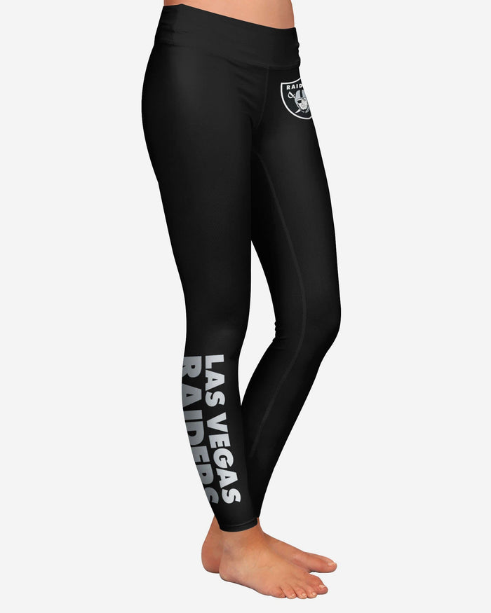 Las Vegas Raiders City Series Womens Black On Black Legging FOCO S - FOCO.com