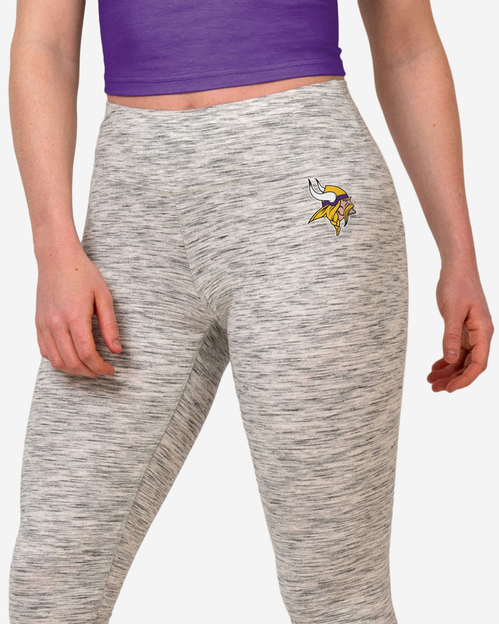 Minnesota Vikings Womens Gray Legging FOCO - FOCO.com