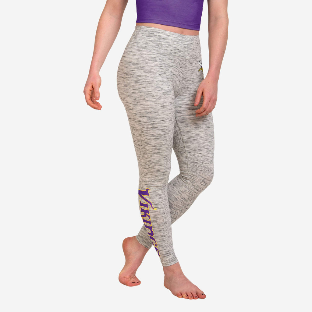 Minnesota Vikings Womens Gray Legging FOCO S - FOCO.com