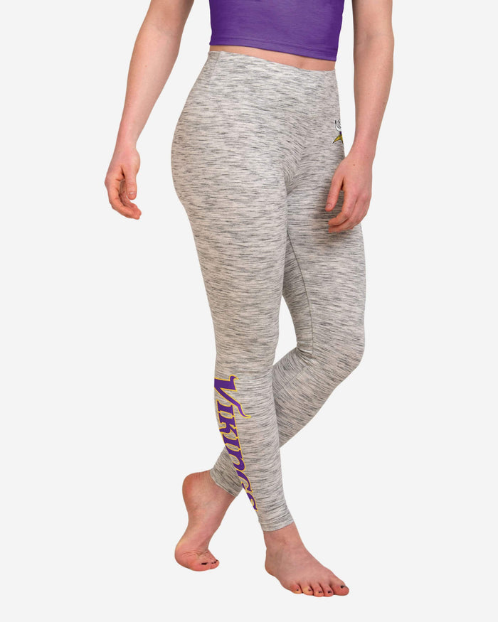 Minnesota Vikings Womens Gray Legging FOCO S - FOCO.com