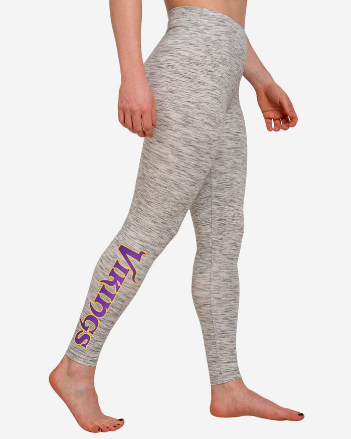 Minnesota Vikings Womens Gray Legging FOCO - FOCO.com