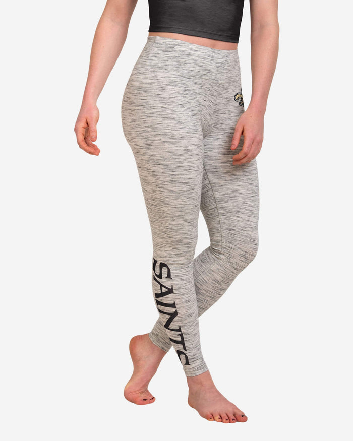 New Orleans Saints Womens Gray Legging FOCO S - FOCO.com