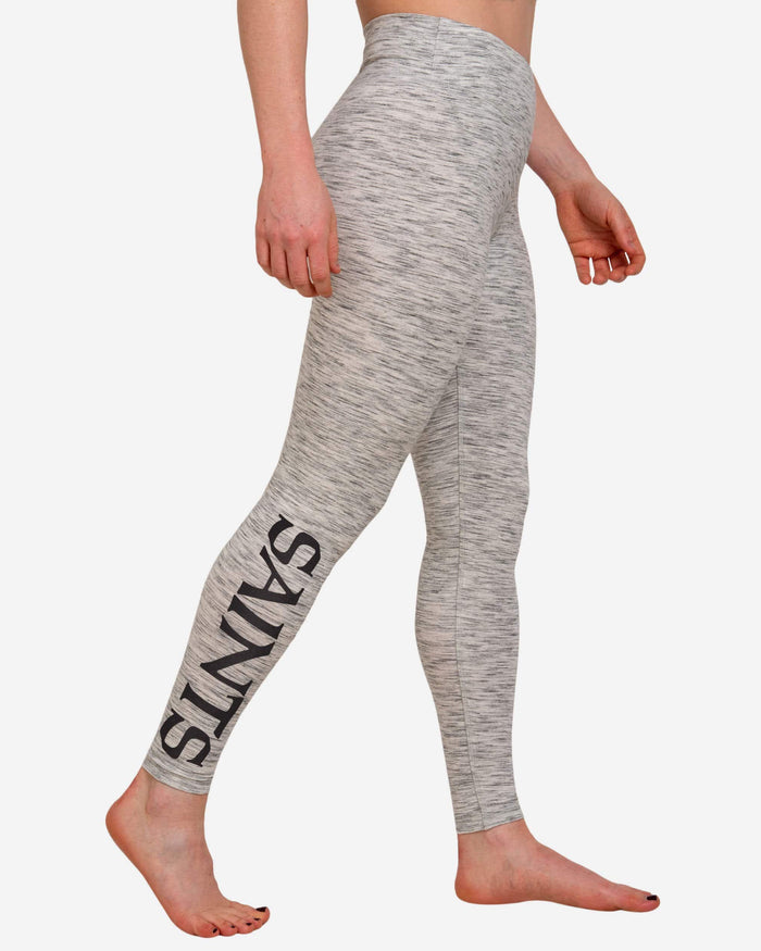 New Orleans Saints Womens Gray Legging FOCO - FOCO.com