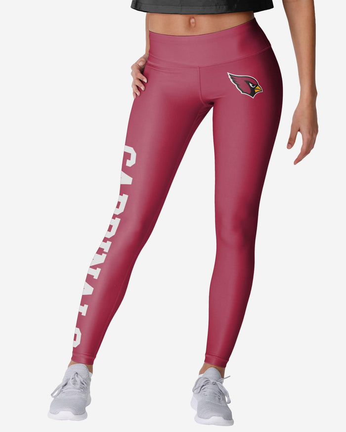 Arizona Cardinals Womens Solid Big Wordmark Legging FOCO S - FOCO.com