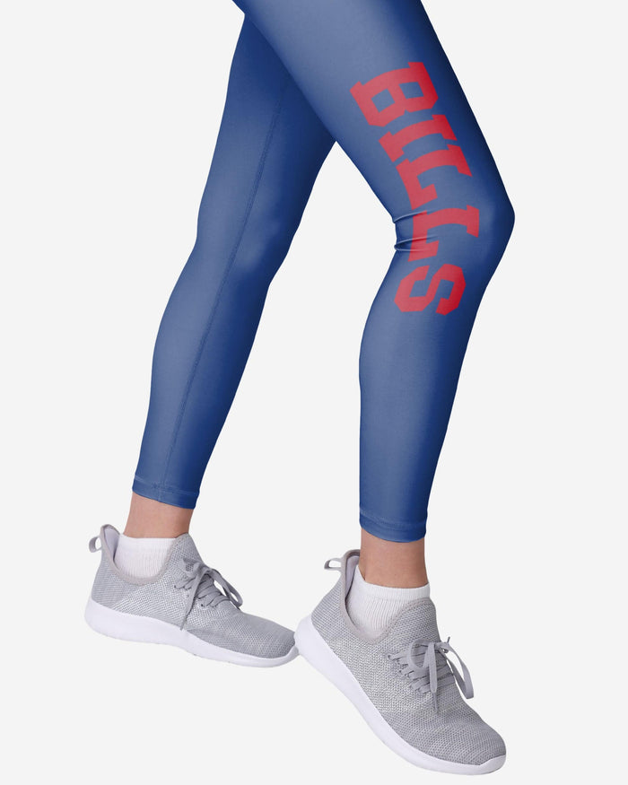 Buffalo Bills Womens Solid Big Wordmark Legging FOCO - FOCO.com