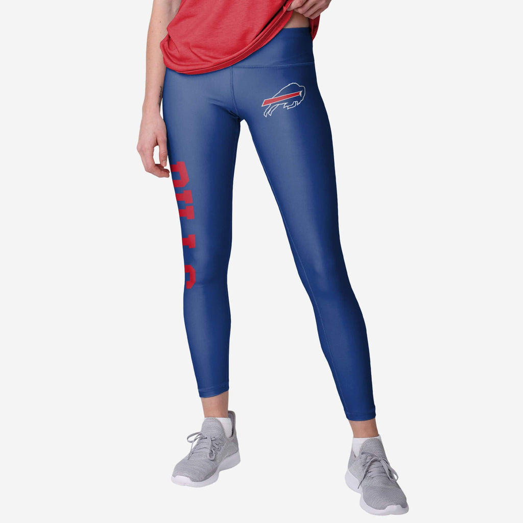 Buffalo Bills Womens Solid Big Wordmark Legging FOCO S - FOCO.com