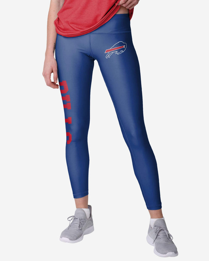 Buffalo Bills Womens Solid Big Wordmark Legging FOCO S - FOCO.com