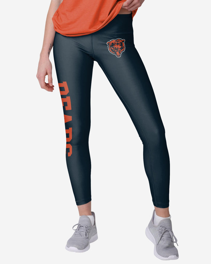 Chicago Bears Womens Solid Big Wordmark Legging FOCO S - FOCO.com