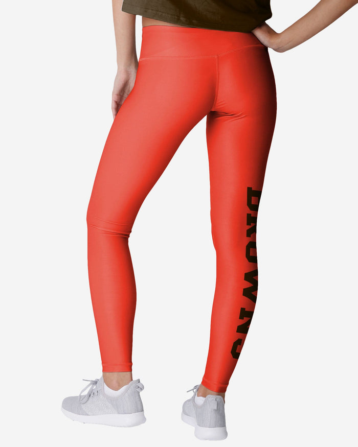 Cleveland Browns Womens Solid Big Wordmark Legging FOCO - FOCO.com