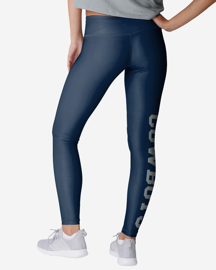 Dallas Cowboys Womens Solid Big Wordmark Legging FOCO - FOCO.com